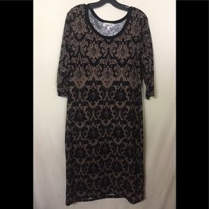 Derek Plus | Damask Sweater Dress